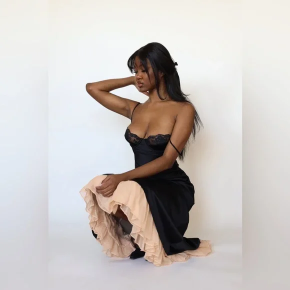 SOLD Mirror Palais NWOT ballet dress in black size S 🩰 - Picture 6 of 15